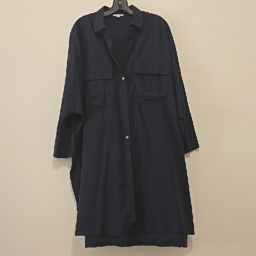 Standard‎ James Perse Blue, Button-Up Shirt /tunic Size 3